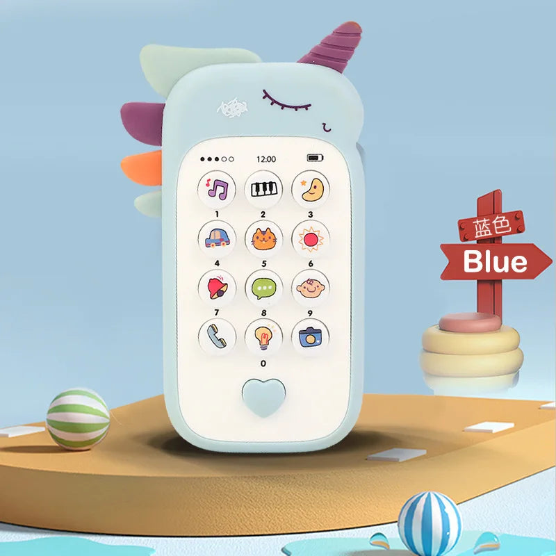 Baby Phone Toy With Music & Teether