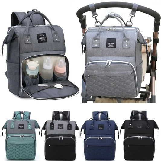 Stroller Hanging Diaper Backpack With Changing Mat
