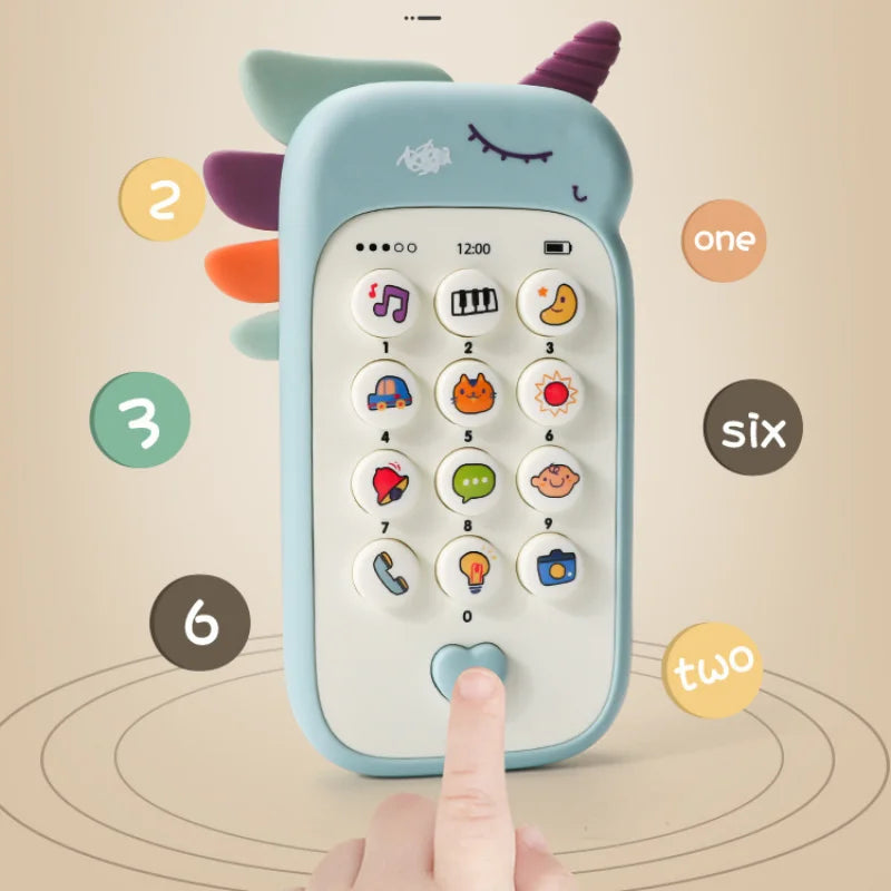 Baby Phone Toy With Music & Teether