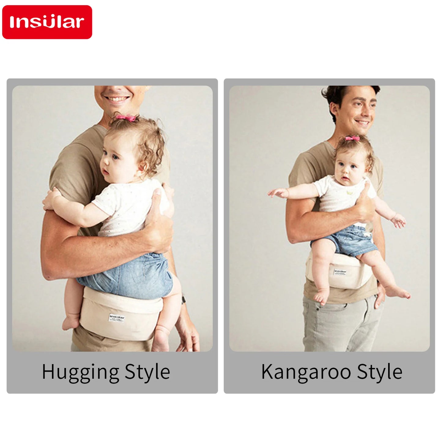 Baby Carrier with Waist Stool – Ergonomic Front & Face-to-Face Carrier