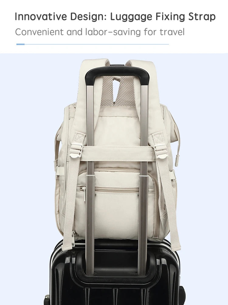 Travel Maternity Waterproof Backpack With Stroller Hooks