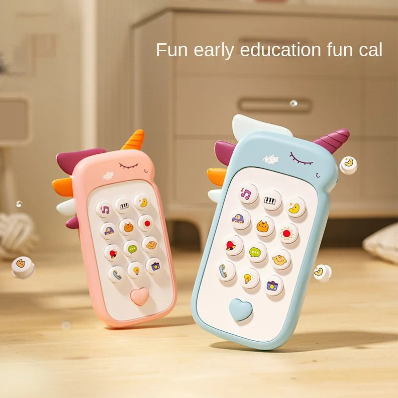 Baby Phone Toy With Music & Teether