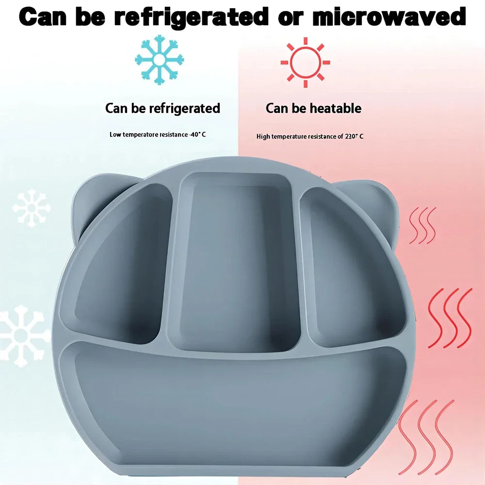 Silicone BowlBaby BowlAll-in-one Suction CupChildren's EatingTraining BowlMother and Baby Products