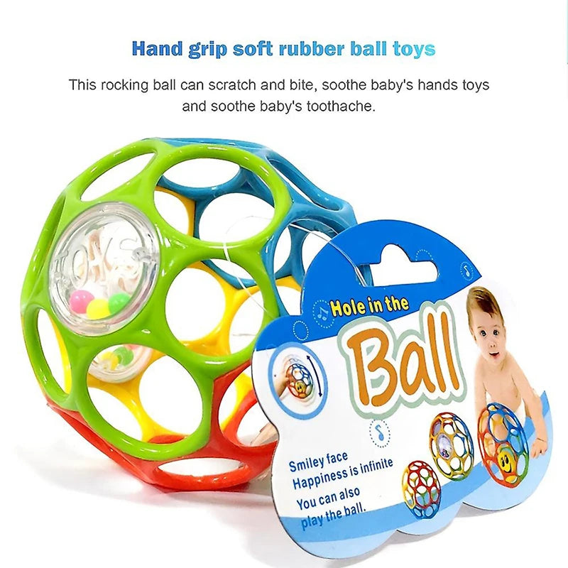 Soft Baby Grasping Ball Rattles