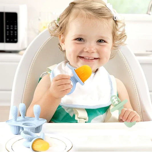 5PCS Baby Fruit & Vegetable Silicone Popsicle Mold – BPA-Free