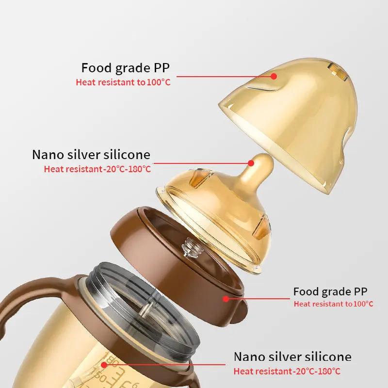 Silicone Nano Feeding Bottles With Anti Choking Nipple