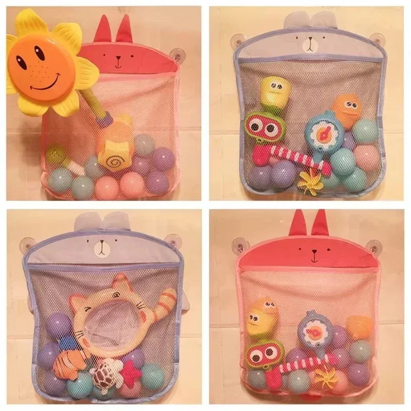 Quick-Dry Mesh Bath Toy Organizer Bag