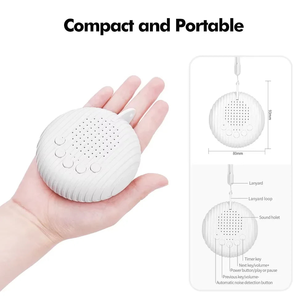 Portable 10-Sound White Noise Sleep Machine