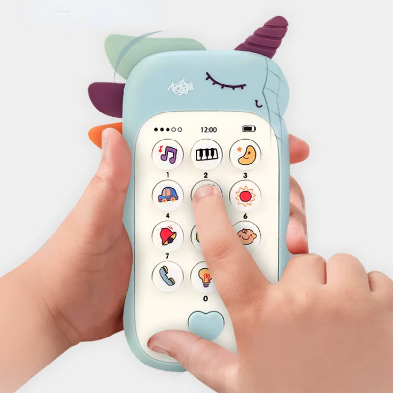 Baby Phone Toy With Music & Teether