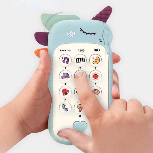 Baby Phone Toy With Music & Teether