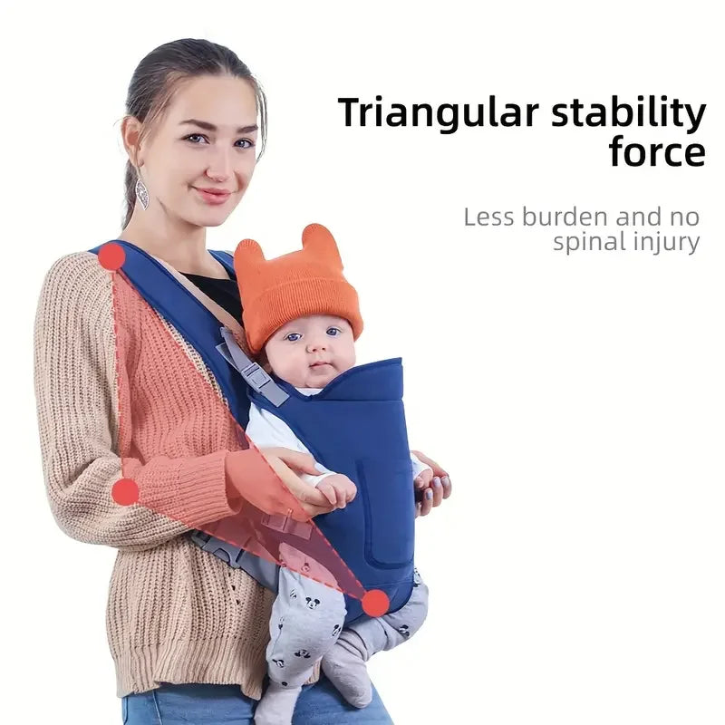 Multifunctional Shoulder Baby Carrier – Four Carrying Methods (Front & Back)