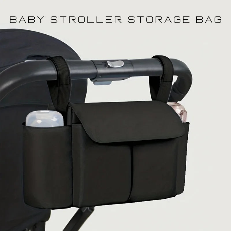 Stroller Organizer Bag With Bottle Holder